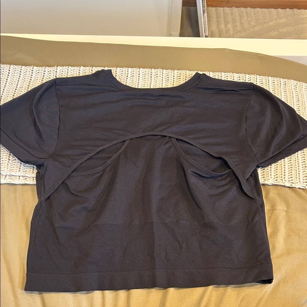 Lorna Jane Black Short Sleeve Tee